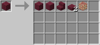 Glowing Crimson Planks Recipe