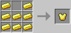 Golden Chestplate Recipe