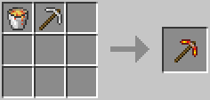 Molten Pickaxe Recipe