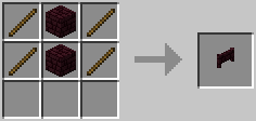 Nether Brick Fence Gate Recipe
