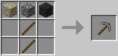 Stone Pickaxe Recipe